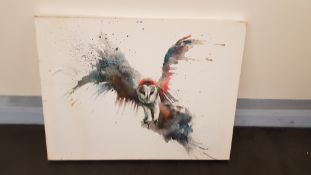 Eric In Flight Canvas Print By Sarah Stokes (800 X 600 X 20mm)