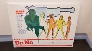 James Bond Dr No Canvas Print (1200 X 600 X 25mm)