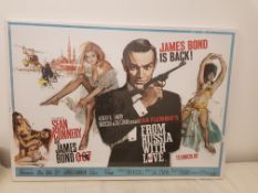 James Bond From Russia With Love Canvas Print (1200 X 850 X 20mm)