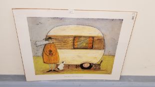 Home From Home Print By Sam Toft (800 X 600 mm)