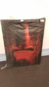Star Wars The Force Awakens Kylo Ren Canvas Print (600 X 800 X 20mm)