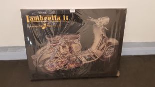 Lambretta Li Cutaway Canvas Print (800 X 600 X 20mm)