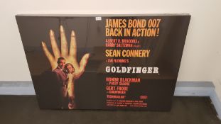 James Bond Goldfinger Canvas Print (1200 X 860 X 23mm)