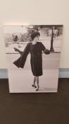 Ros Watkins Modelling Pierre Cardin Canvas Print By John French 1961 (600 X 800 X 20mm)