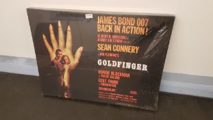James Bond Goldfinger Canvas Print (800 X 600 X 20mm)