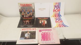 8 X Vinyl Album. 1 X Bam Boom Ross Mitchell His Band & Singers, 1 X Kiki Dee Gold, 2 x The 70s Po