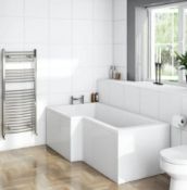 L Shape Shower Bath LH 1500 x 850 (NCBOS1585L). BATH ONLY