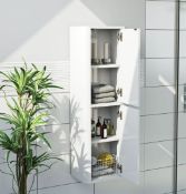 Carter 2 White Wall Cabinet RRP £265 (CWMSKY1001WH)