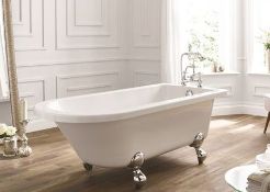 Bentham Single Ended Freestanding Bath White 1700 x 750 (28A1710). BATH ONLY