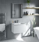 Foster matt white vanity unit 660mm (WVD660SWM)