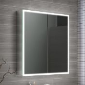 New 650 x 700 Cosmica Illuminated Led Mirror Cabinet. RRP £924.99.Mc162.We Love This Mirror C... New