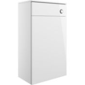 New (F129) Volta 500mm Floor Standing Wc Unit _ White Gloss. Volta Combines Contemporary Styl...