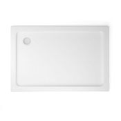 New 1200x800mm Rectangular Ultra Slim Shower Tray. RRP £349.99.Constructed From Acrylic Cappe...ÊNew