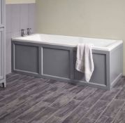 New (J86) Harrogate 1700 Wood Bath Panel Spa Grey. May Differ Slightly.
