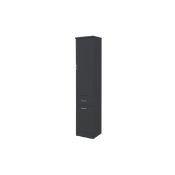 New (A111) Scudo Lanza Tall Unit _ Anthracite. RRP £394.20. Bathrooms Range Includes A Coll...æææNew