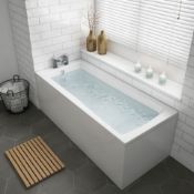 New 1700x700x545mm Whirlpool Jacuzzi Single Ended Bath - 6 Jets. RRP £1,299.99.Spa Experience...New