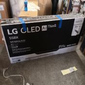 Lg oled55bx6lb 55 inch oled 4k ultra hd, hdr, smart tv [black] 75x123x25cm rrp: £2158.0