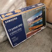 Samsung ue43tu8500 43 inch dual led, 4k ultra hd, hdr, smart tv [black] 65x97x34cm rrp: £958.0