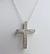 Sterling Silver Cross Pendant Necklace