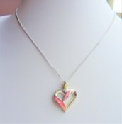 Charles Rennie Mackintosh Sterling Silver Sea Gems Love Pendant