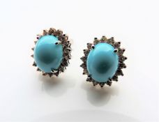 Sterling Silver Turquoise Earrings
