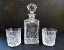Crystal Whisky/Spirit Decanter Drinks Set