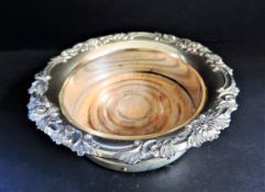 Antique Silver Plated Wine/Champagne Bottle Coaster