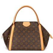 Louis Vuitton Brown Monogram Coated Canvas Vachetta Leather Male MM