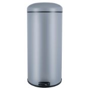 (R2G) Household. 3 Items. 2 X 30L Pedal Bin Grey (1 X No Box) & 1 X Curver Deco Bin 40L