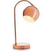 (R1E) Lighting. 2 Items. 1 X Curve Desk Lap & 1 X Storage Desk Gold (May Contain Undelivered / Wro