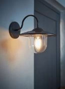 (R15B) Solar Lighting. 8 Items. 6 X Filament Wall Light Warm White LED (Boxed) 1 X Solar Metal Lan
