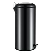 (R2H) Household. 4 X 30L Pedal Bin Black