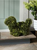 (R15I) Garden. 4 Items. 1 X Solar Topiary Dog (EW52xD23xH34cm), 2 X (6 Pack) Multifunctional Solar