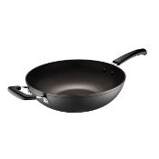 (R2C) Household. 4 X 32cm Aluminium Wok (2 X No Lid)