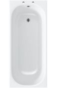 2 Items. 1 X (1700 X 700) SE Vitreous Steel Bath With 2TH, No Gripholes, No AS (zb70c6500n) RRP £15