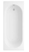 2 Items. 1 X Single Ended Square Edge Bath 1700 X 700 (ncric1770s) RRP £165 & 1 X Double Ended Corn