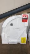 900x760 LH Stone Resin Shower Tray