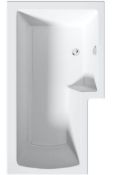2 Items. 1 X L Shape Shower Bath Lh 1700 X 850 (ncbos1785l) RRP £209 & 1 X Orchard Se Bath 1400 X 7