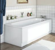 2 Items. 1 X Single Ended Square Edge Bath 1700 X 700 (ncric1770s) RRP £165 & 1 X Hale Greystone