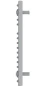 Orchard Elsdon Stone Grey Heated Towel Rail 1650x600mm