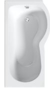 3 Items. 1 X P Shape Shower Bath Rh 1500 X 850 (nceve1585r) RRP £209, 1 X Orchard Se Bath 1400 X 70