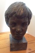 A Bronze Bust of Vincent McKay by Franta Belsky