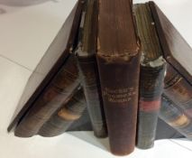 Vintage Wooden Opening Book Ends