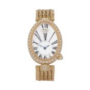 Breguet Reine de Naples 8928BA/51/J20 DD00 Ladies Yellow Gold Diamond Mother of Pearl Watch