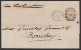 G.B. - Surface Printed / India Maritime 1872