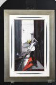 Tony Rome Original Painting Yellow Hat