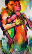 Stunning Very Large (6ft) Original Painting by Adrian Torres