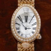 Breguet Reine de Naples 8928BA/51/J20 DD00 Ladies Yellow Gold Diamond Mother of Pearl Watch