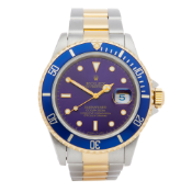 Rolex Submariner Date 16613 Men Stainless Steel & Yellow Gold Watch