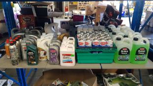 (R9G) Contents Of Shelf To Inc Car Plan Deicer, Demon Freeze Screenwash, Approx 15 X Mixed Engine O